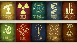 Science posters symbols series nine 4 - a gold free wallpaper for desktop