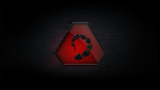 Red stop sign black background - redshift free wallpaper for desktop