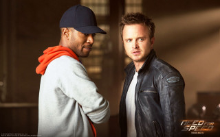 Two men standing room light - a light free wallpaper