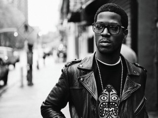 Man leather jacket sidewalk rain - a leather jacket free wallpaper