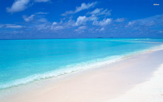 Beach blue sky white sand 6 - the air above free wallpaper for desktop