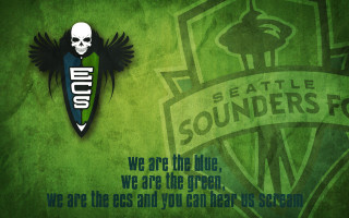 Green wall skull banner seattle - a green wall free wallpaper