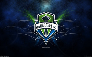 Seattle sounders logo dark background - official medium free wallpaper