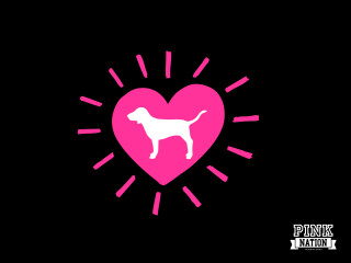 Pink heart dog sunburst pink - esther blaikie mackinnon free wallpaper