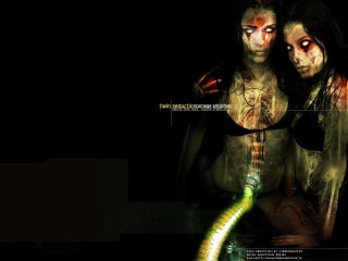 Makeup bodypaint dark snake hand - biopunk free wallpaper