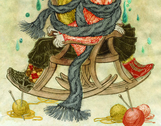 Woman sled yarn drawing artistic - qajar art free wallpaper