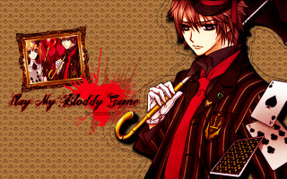 Man umbrella playing cards woman - a picture of a woman free wallpaper