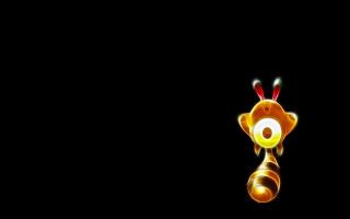 Giraffe yellow light black background - a giraffe free wallpaper