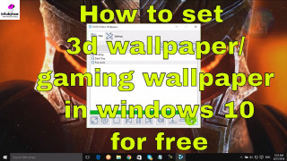 How to set 3d wallpaper - free free wallpaper