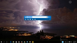Computer screen lightning storm window - thunderstorm free wallpaper