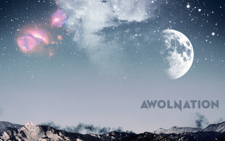 Mountain moon star awolnation sky - full moon free wallpaper