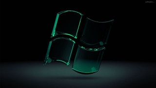 Green glass holography rendering uno - the dark room free wallpaper