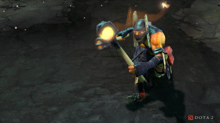 Space suit light saber glowing - arcane free wallpaper