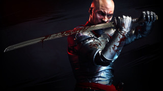 Man costume sword holding bloody - character art free wallpaper