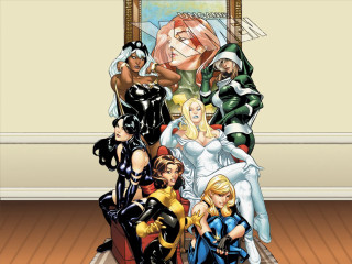 Cartoon characters couch room painting - a couch together free wallpaper