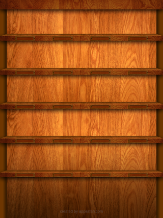 Wooden shelf three shelves wooden 2 - the top free wallpaper for mobile
