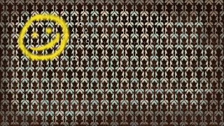 Yellow smiley face brown background - a yellow smiley face free wallpaper