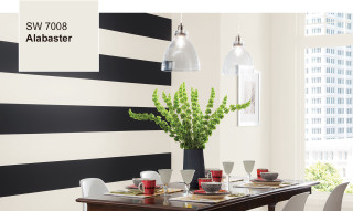 Dining room table plant vase - high contrast free wallpaper