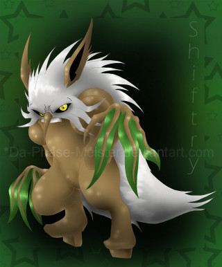 Green white hair creature digital - sharp claw free wallpaper for mobile