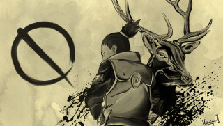 Man deer no horns sign - a deer free wallpaper