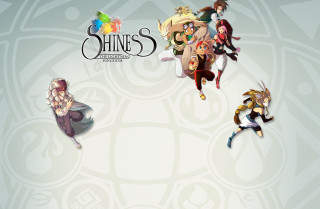 Anime characters flying white blue - incoherent free wallpaper