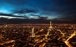 City night tower lights paris - bernard meninsky free wallpaper for desktop