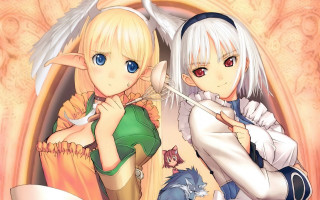 Anime characters posing picture together 4 - a toothbrush free wallpaper for desktop