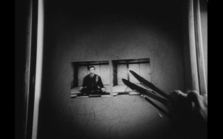 Hand reaching window person sitting - two hand free wallpaper