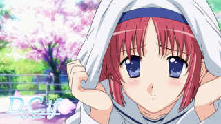 Anime girl pink hair blue 7 - her face free wallpaper