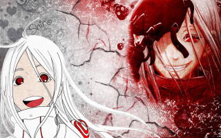 Anime characters red eyes demon - their head free wallpaper for desktop