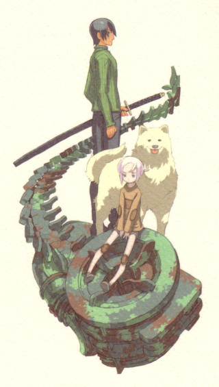 Boy dog train track man - a train track free wallpaper for mobile