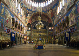 Church chandelier ceiling hanging lighting - the ceiling and a chandelier free wallpaper