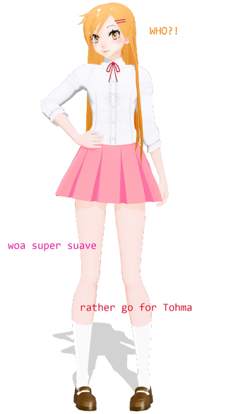 Girl skirt shirt bow name - her chest free wallpaper for mobile