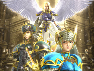 Women armor wings angel above - armor free wallpaper for desktop