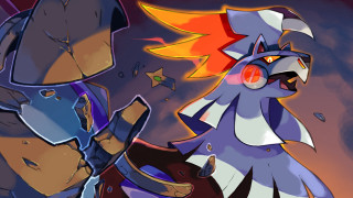 Cartoon characters sky stars fire - a couple of cartoon characters free wallpaper