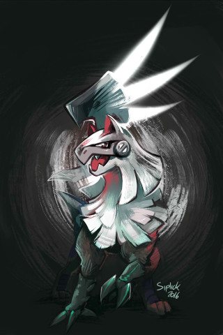 Cartoon character sword demon back 5 - his back free wallpaper for mobile