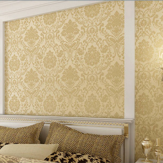 Bedroom gold wallpaper bed lamp - a lamp free wallpaper for tablet