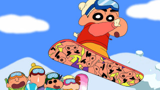 Cartoon character snowboard trick snowbank - a trick free wallpaper