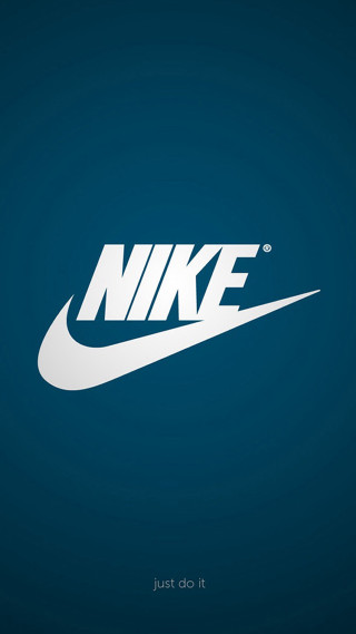 Nike logo blue background just - a nike logo free wallpaper for mobile