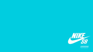 Blue background white nike logo - a white nike logo free wallpaper