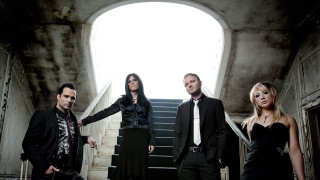 Group people stairway skylight building - a staircase free wallpaper