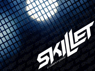 Skille compte black white logo - a grid pattern free wallpaper