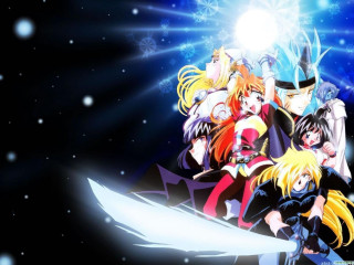 Anime characters star sky sword - anime visual free wallpaper