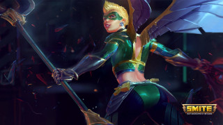 Woman costume sword mask blue - mask free wallpaper