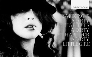 Woman cigarette quote smoking adrift - liminal free wallpaper