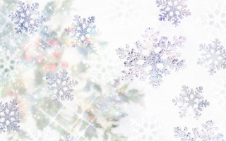 Snowflake pattern white background blue 2 - design free wallpaper