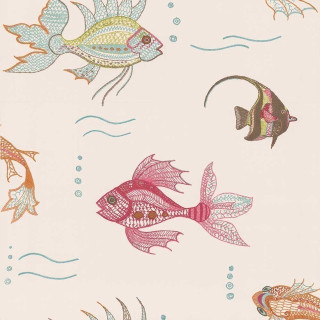Fish watercolor blue pink background - other fish free wallpaper for tablet