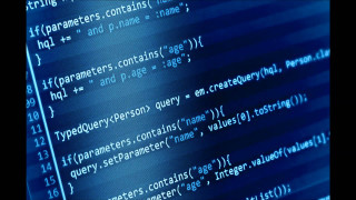 Computer screen code blue background - cinema 4 d free wallpaper