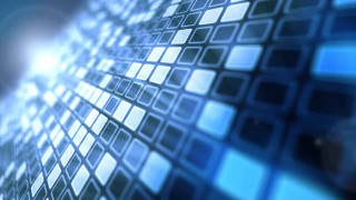 Blue white background squares lines 2 - mesh wire free wallpaper