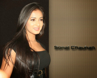 Woman long hair standing wall 2 - a name free wallpaper